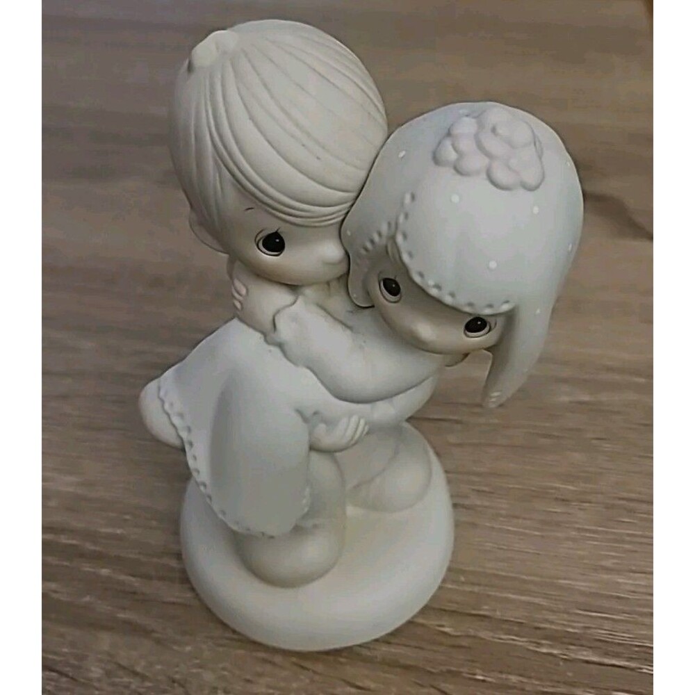 Precious Moments 1982 Bless You Two Wedding Couple E9255 No Box